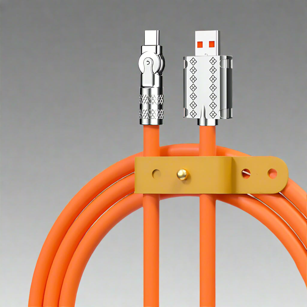 Olvoria | 180° Anti-Break Fast Charging Data Cable (120W)