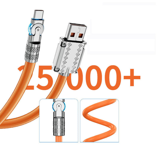 Olvoria | 180° Anti-Break Fast Charging Data Cable (120W)