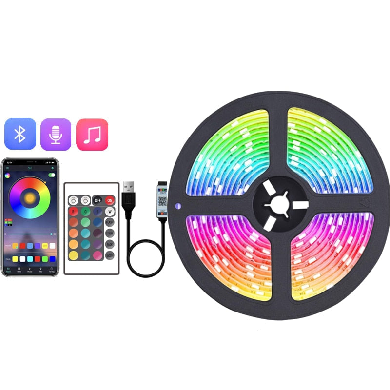 Olvoria | 1M-20M RGB LED Strip 5V LED