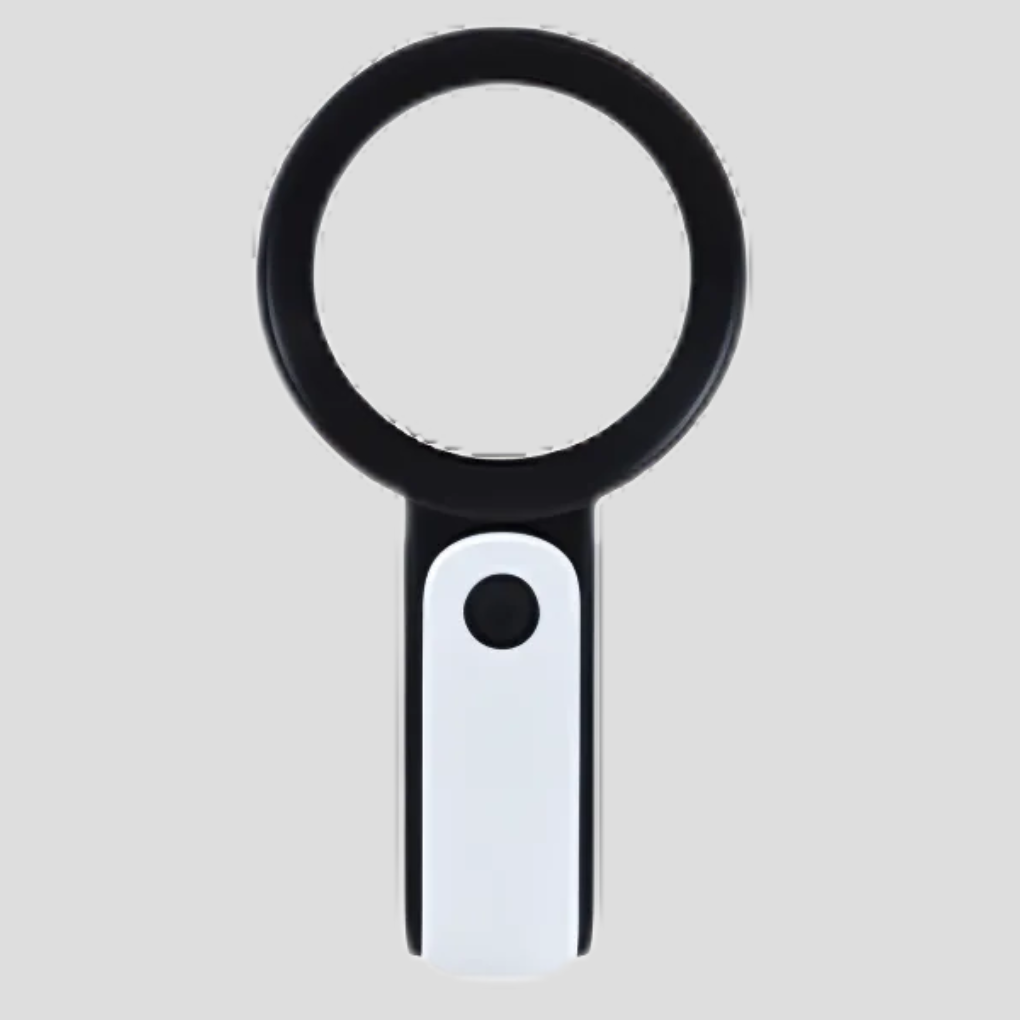 Olvoria | 20x Magnifying Glass with Handle for Close-up Viewing