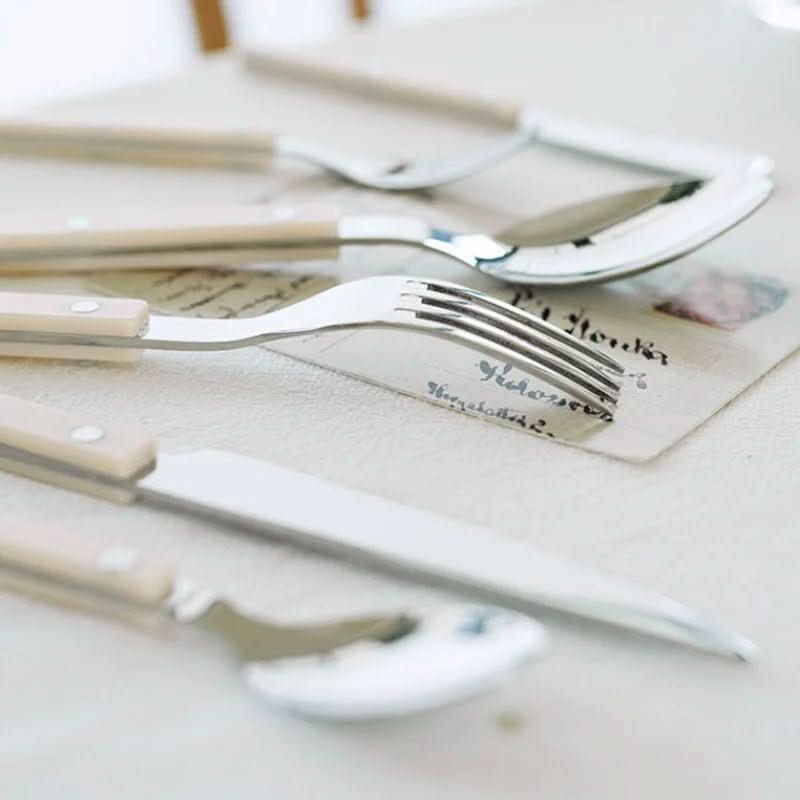 Olvoria | 24-piece stainless steel cutlery set with engraving