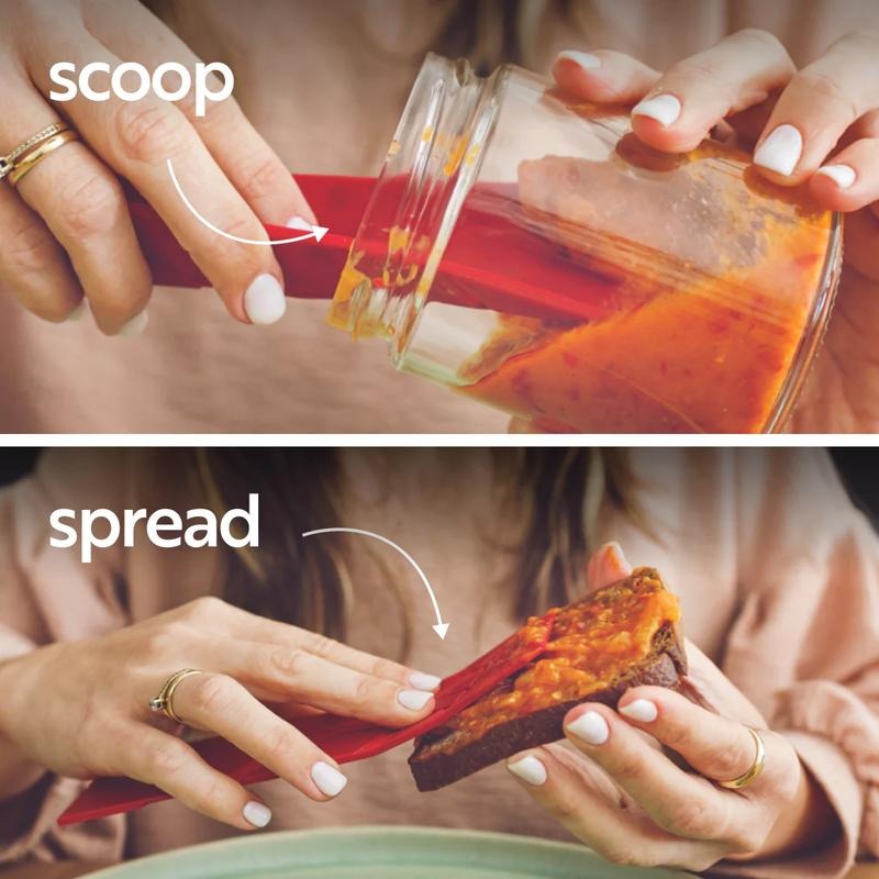 Olvoria | 3-in-1 Folding Measuring Spoons | TriScoop Magnetic Design | Space-Saving Kitchen Tool