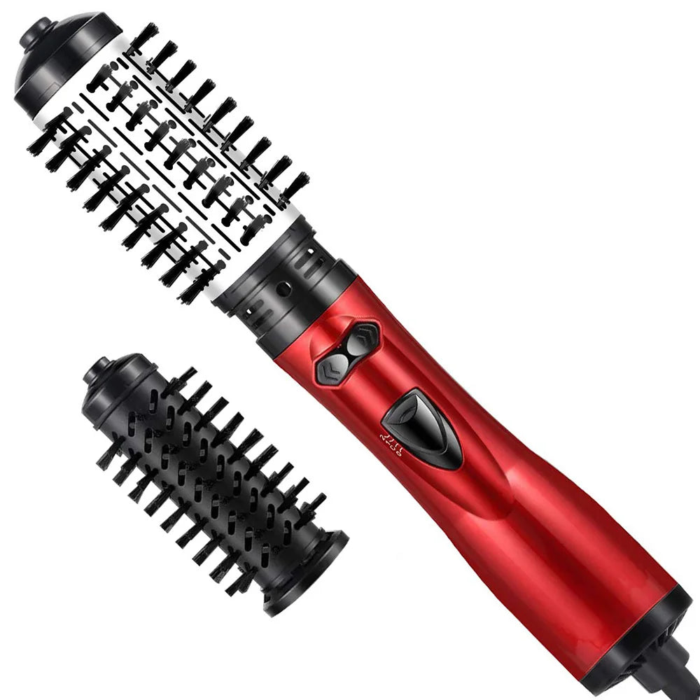 Olvoria | 3-in-1 Rotating Hair Dryer and Styler with Adjustable Temperature for Effortless Curls and Waves