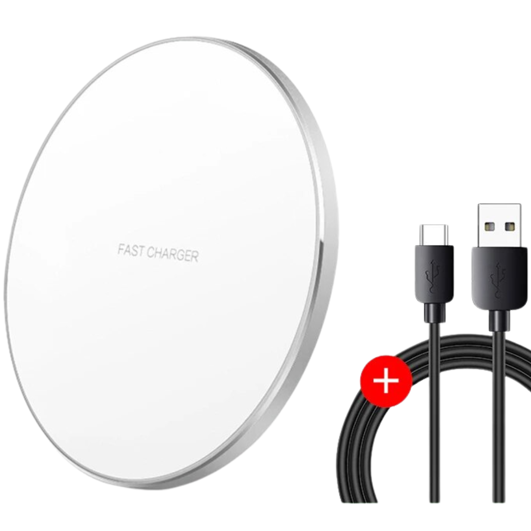 Olvoria | 30W Fast Wireless Charging Pad | Premium USB C MagSafe Charger for Apple iPhone, Samsung & Android - Fast Wireless Charging Pad