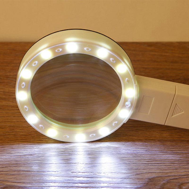 Olvoria | 30x Optical Magnifying Glass with LED Light