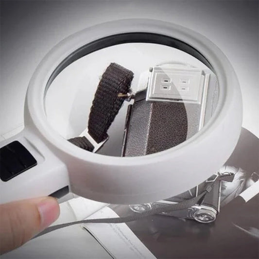 Olvoria | 30x Optical Magnifying Glass with LED Light