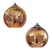 Ropiro | Suspension en verre 3D « feu d’artifice » | Design créatif en verre coloré