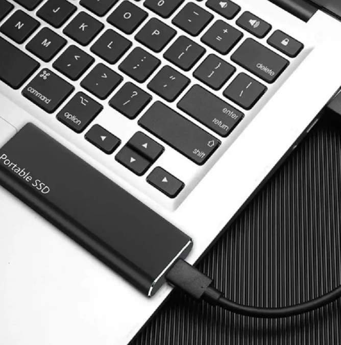 Olvoria | 4TB USB-C Portable External Hard Drive for PC & Mac