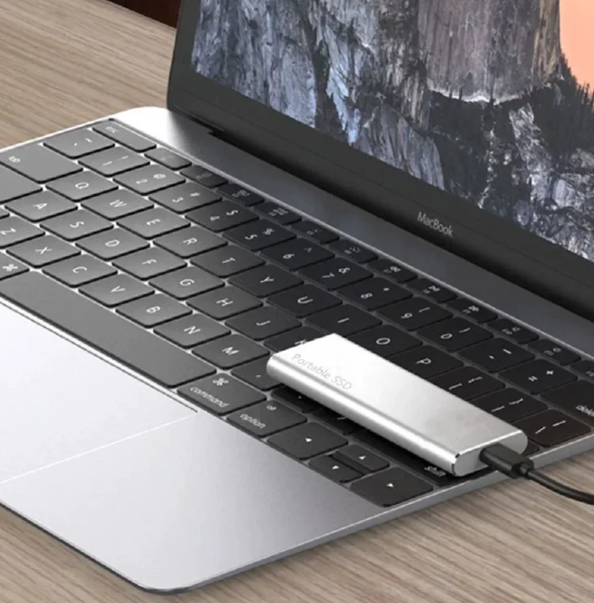 Olvoria | 4TB USB-C Portable External Hard Drive for PC & Mac