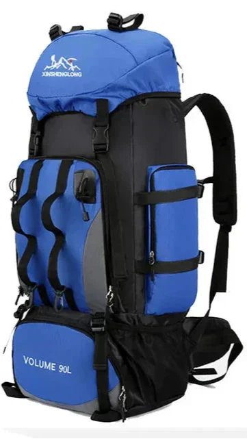 Olvoria | 90L Waterproof Hiking & Camping Backpack