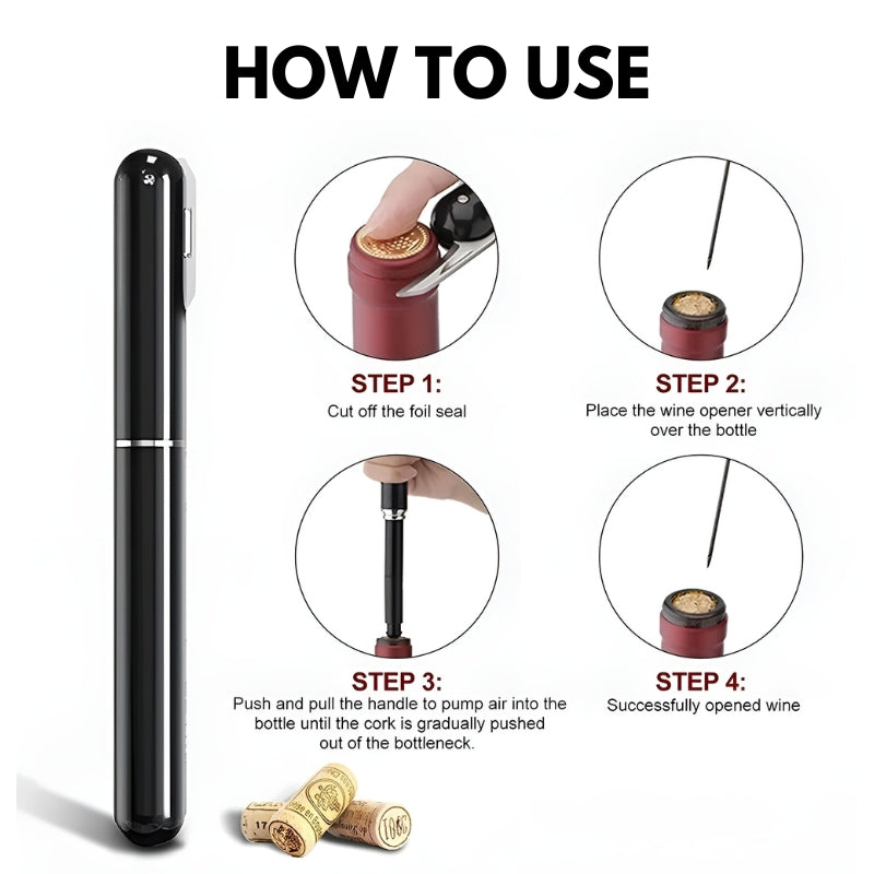 Olvoria | Air Pressure Wine Opener