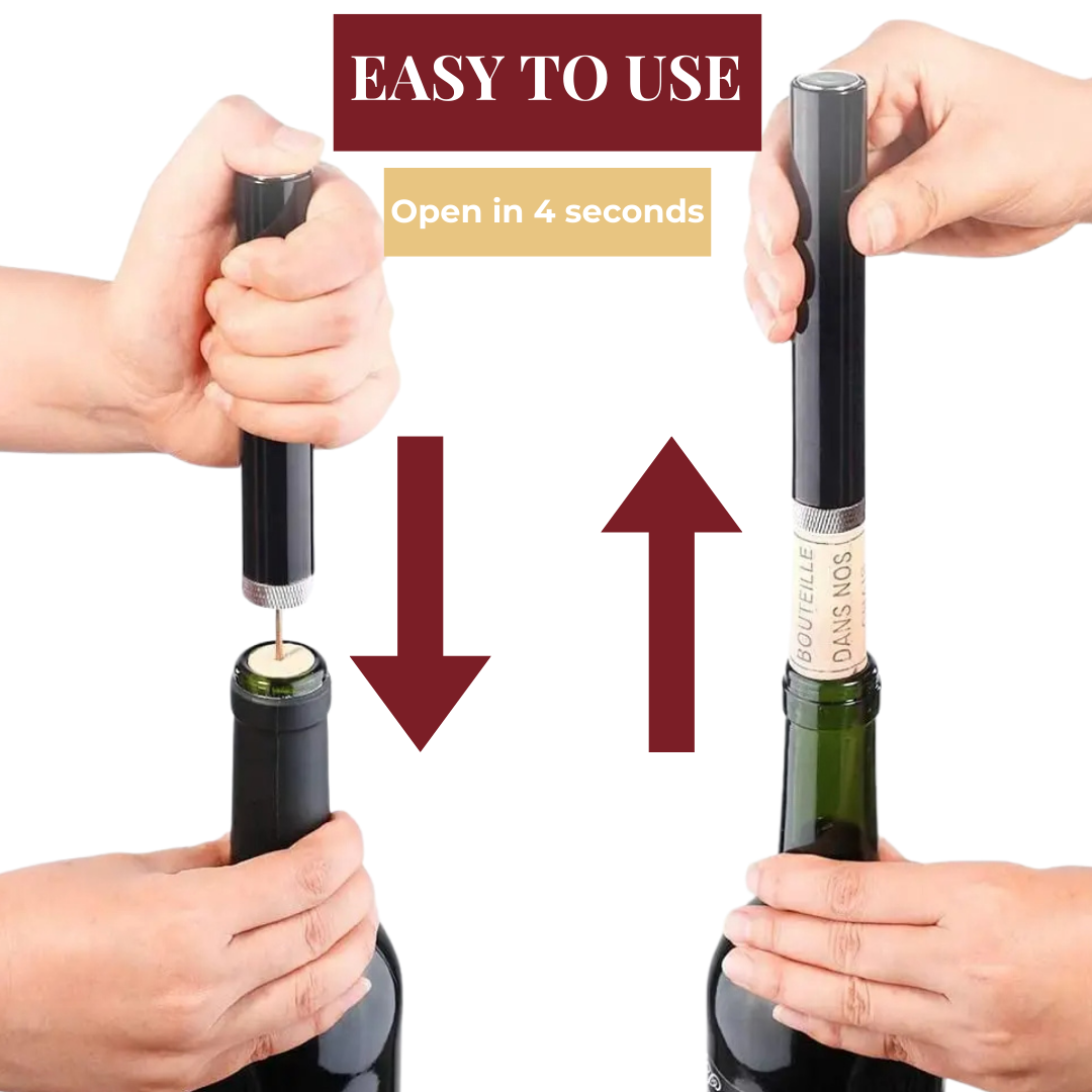 Olvoria | Air Pressure Wine Opener - CorkEase