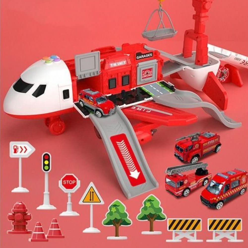 Olvoria | Airplane & Vehicle Set for Creative Kids