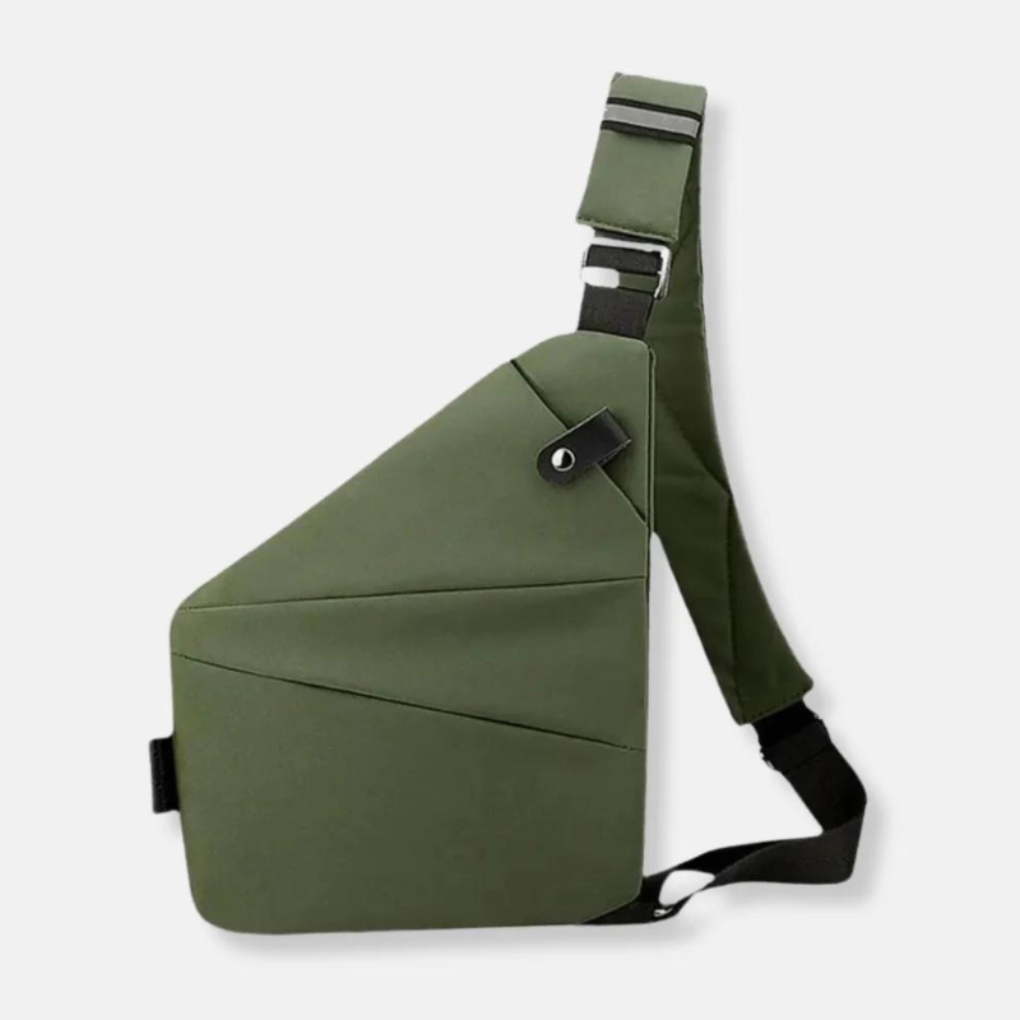 Olvoria | Anti-Theft Sling Bag with Hidden Zippers