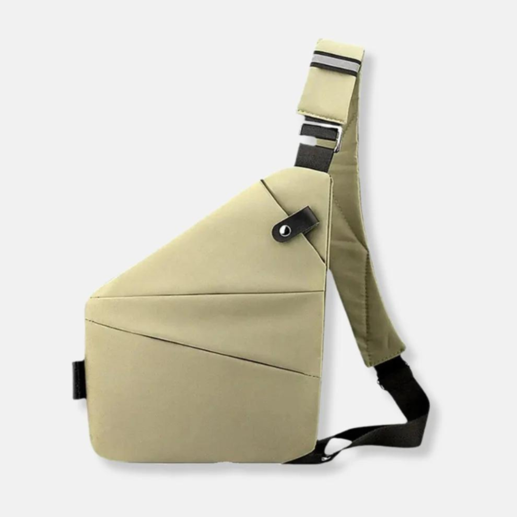 Olvoria | Anti-Theft Sling Bag with Hidden Zippers