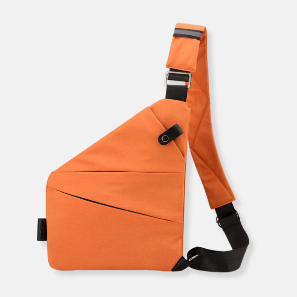 Olvoria | Anti-Theft Sling Bag with Hidden Zippers