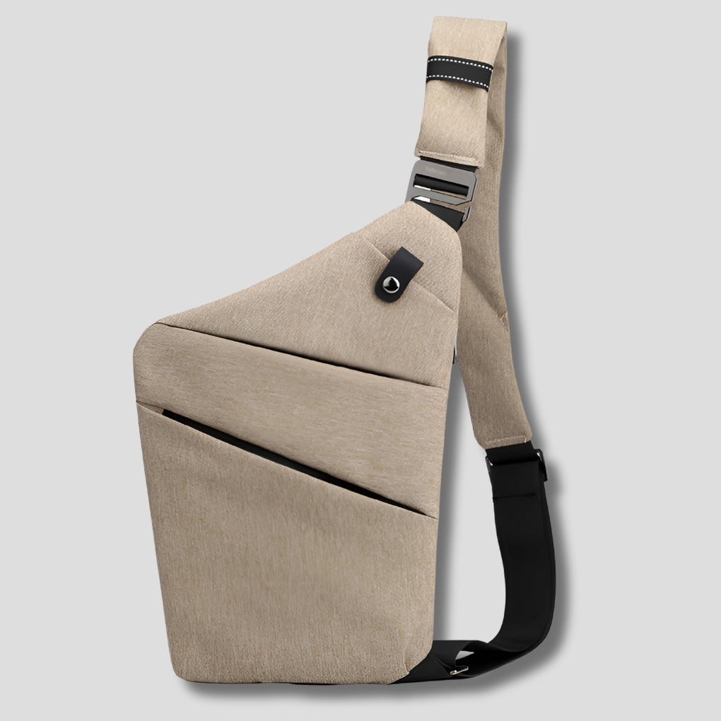 Olvoria | Anti-Theft Sling Bag with Hidden Zippers