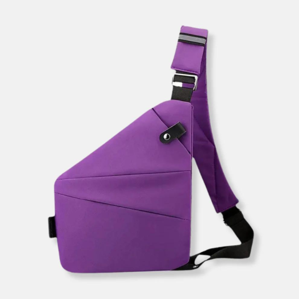 Olvoria | Anti-Theft Sling Bag with Hidden Zippers
