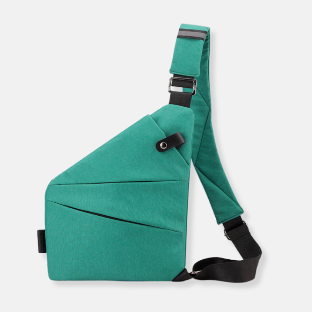 Olvoria | Anti-Theft Sling Bag with Hidden Zippers
