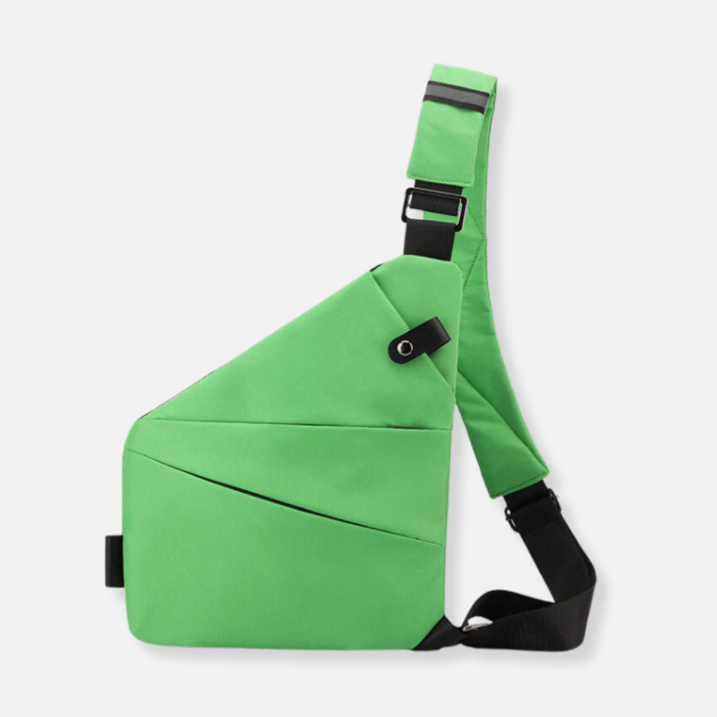 Olvoria | Anti-Theft Sling Bag with Hidden Zippers