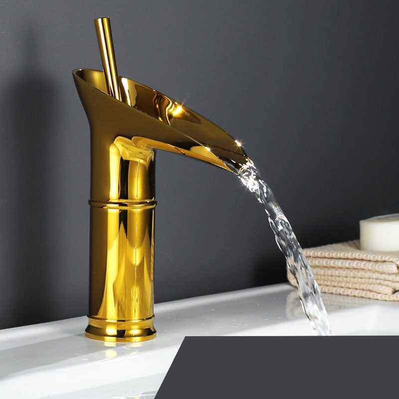 Olvoria | Antique Waterfall Bathroom Faucet