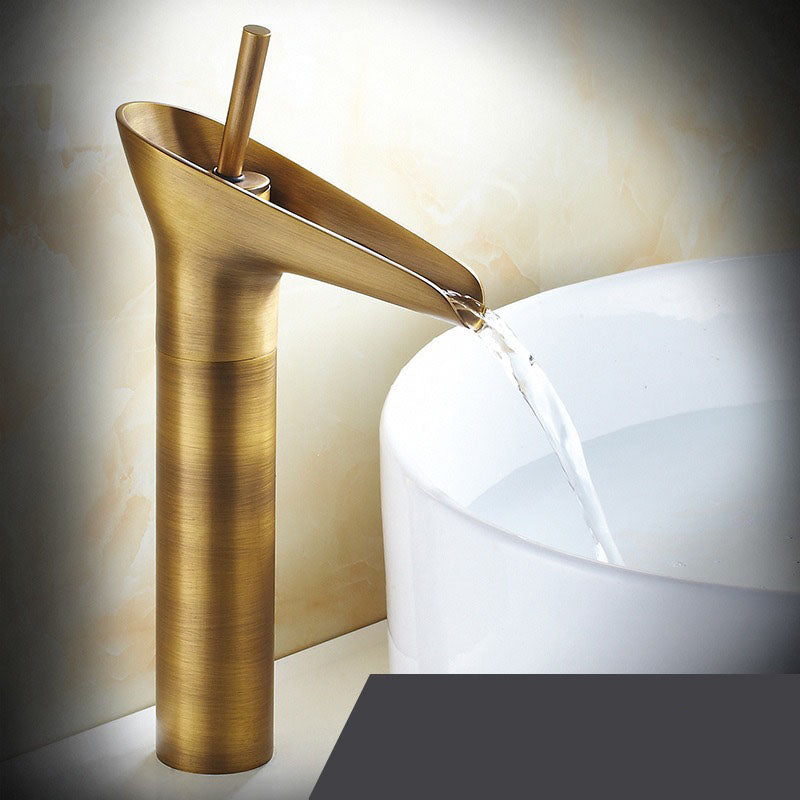 Olvoria | Antique Waterfall Bathroom Faucet