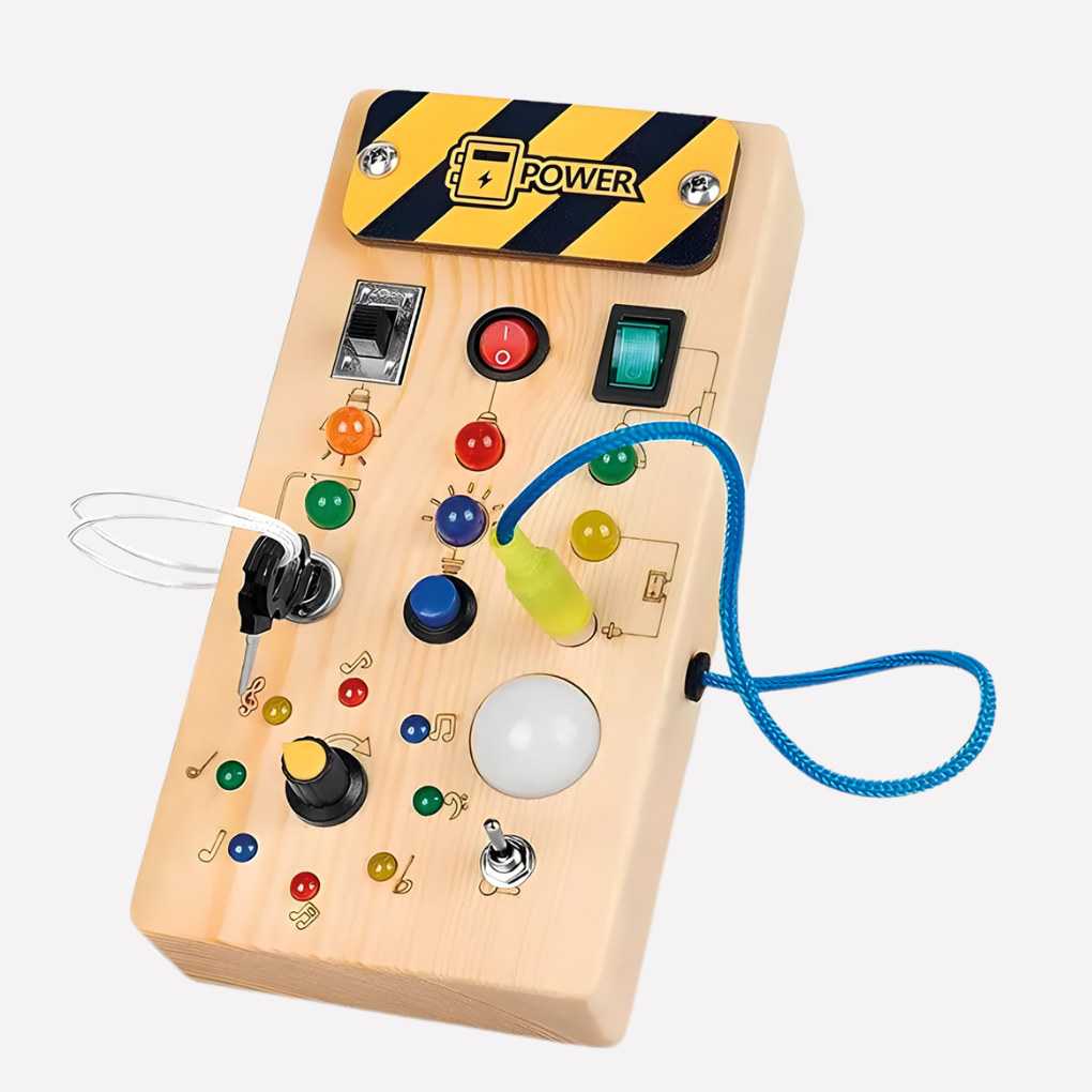 Olvoria | Baby Activity Board with LED Lights
