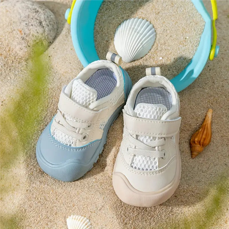 Olvoria | Baby Barefoot Sneakers with Velcro and Flexible Sole