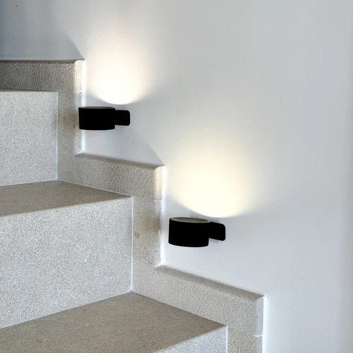 Olvoria | Battery-Powered Wall Lamp | Rechargeable, 360° Adjustable and Wireless for Bedrooms, Hallways, and Reading Corners