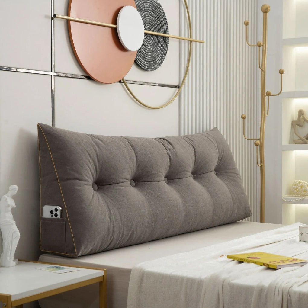Olvoria | Bed Wedge Pillow Tufted Design