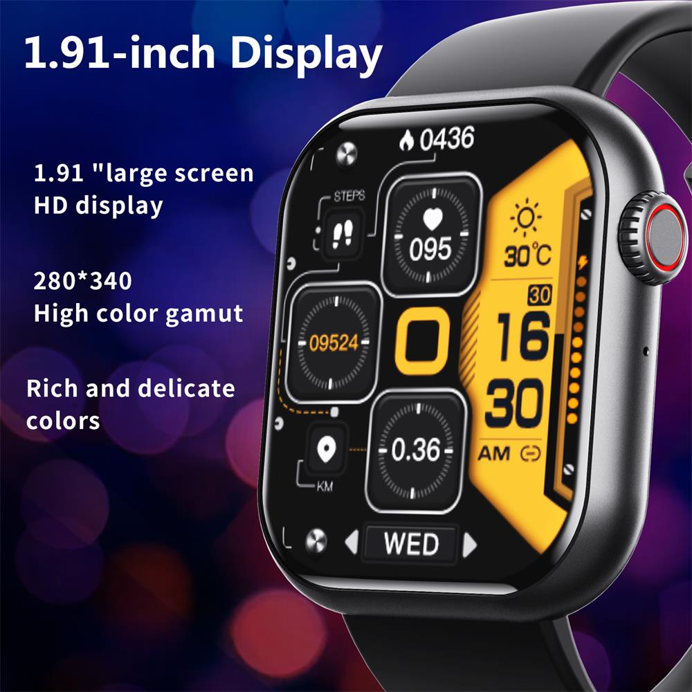 Olvoria | Blood Glucose Blood Pressure Blood Oxygen Sleep Monitor Waterproof Smartwatch
