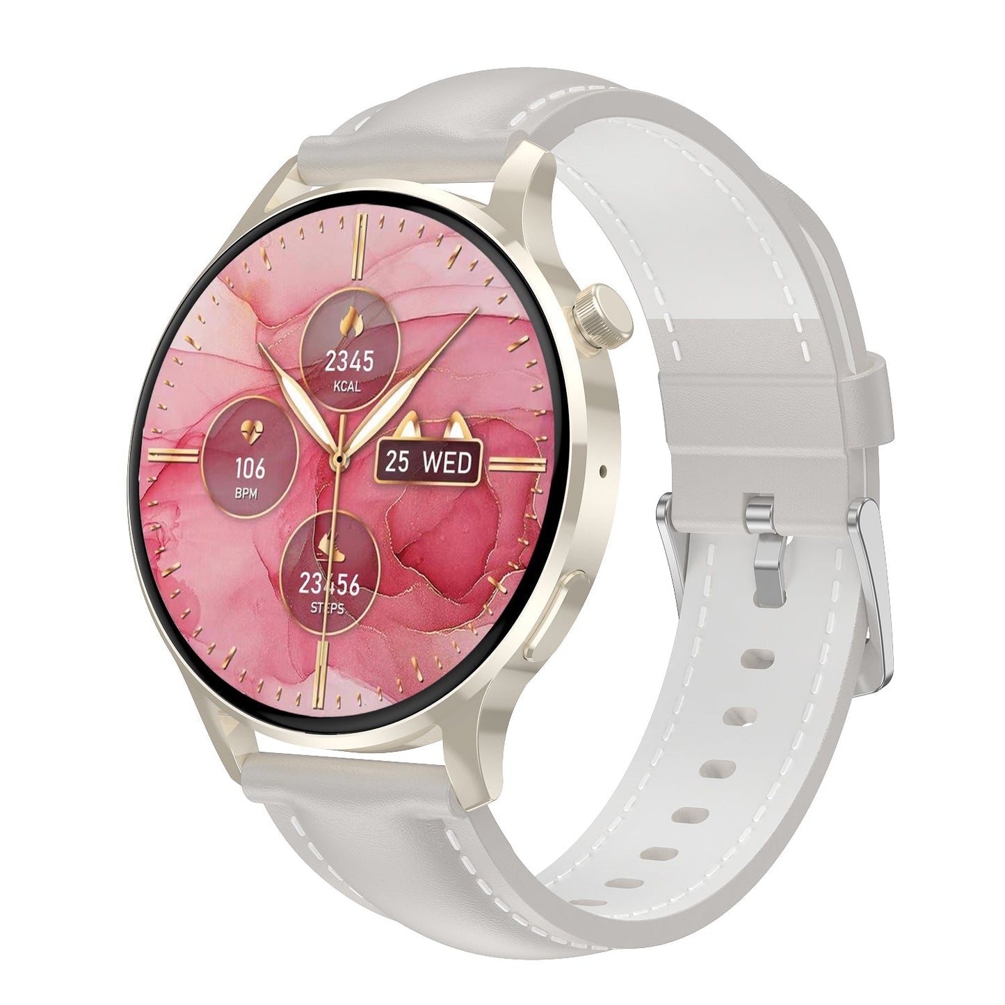 Olvoria | Blood Glucose Blood Pressure Blood Oxygen Sleep Monitor Waterproof Smartwatch