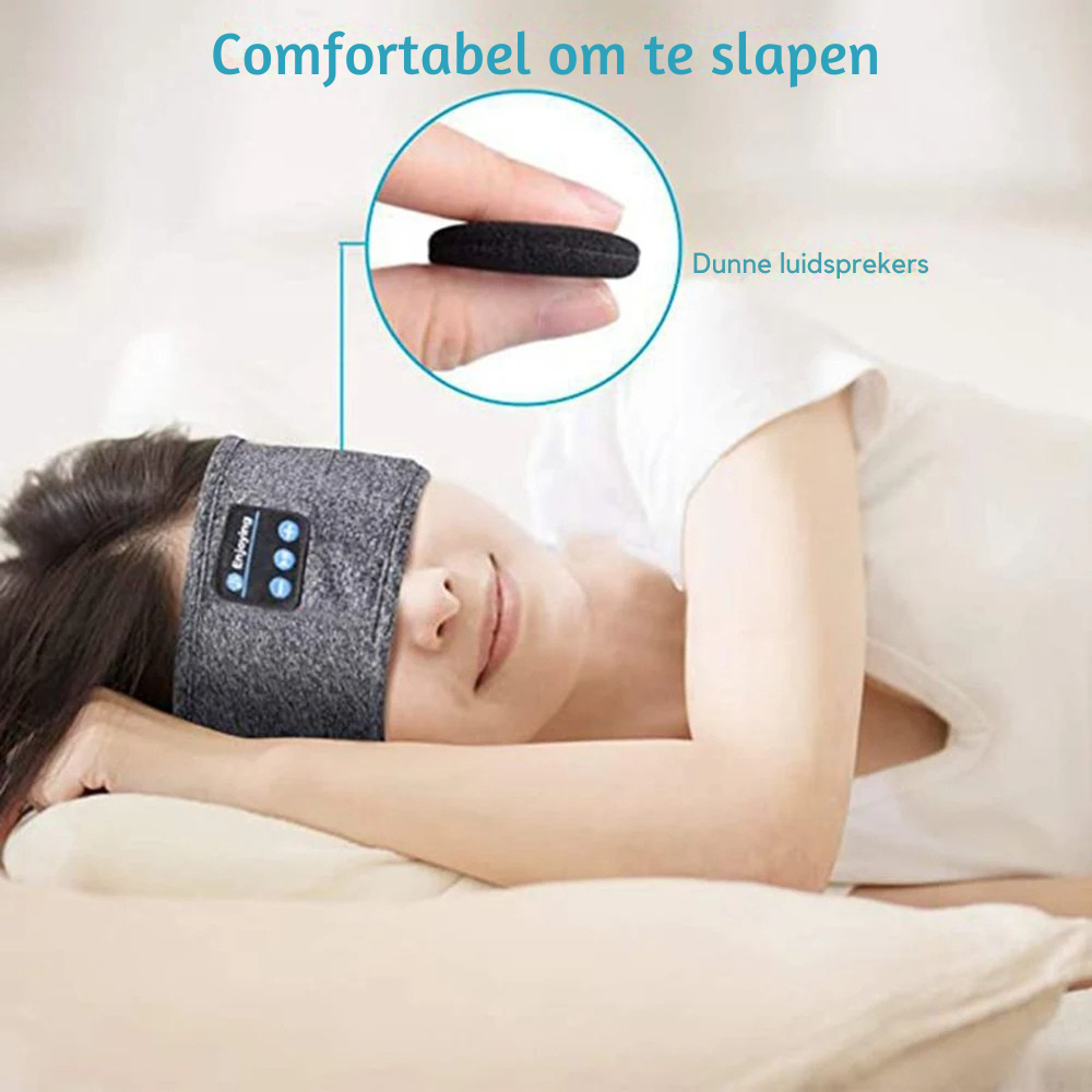 Olvoria | Bluetooth Headband Sleep Mask with Built-in Headphones