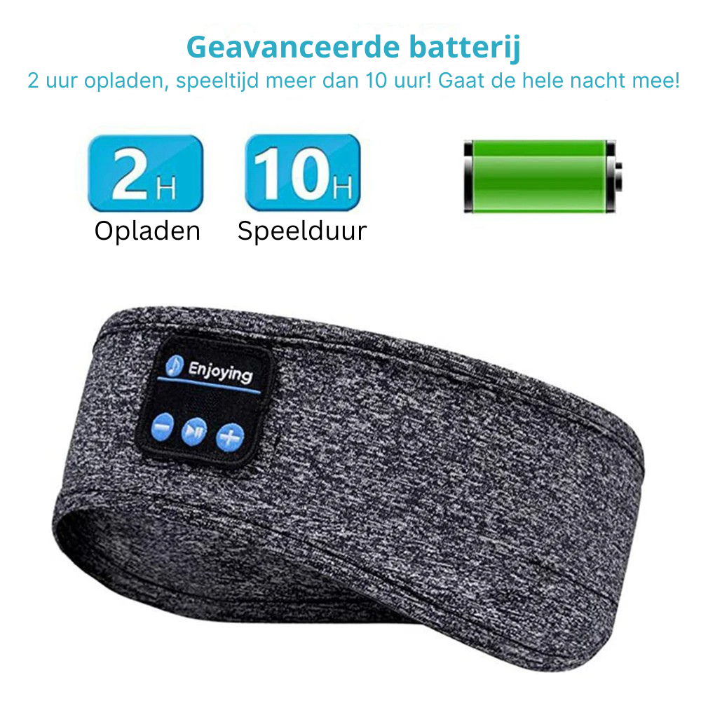 Olvoria | Bluetooth Headband Sleep Mask with Built-in Headphones