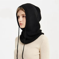 Olvoria | Gorro de invierno de punto de cachemira con capucha – cálido y elegante