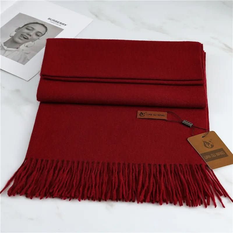 Olvoria | Cashmere Scarf with Fringes for Warmth and Elegance