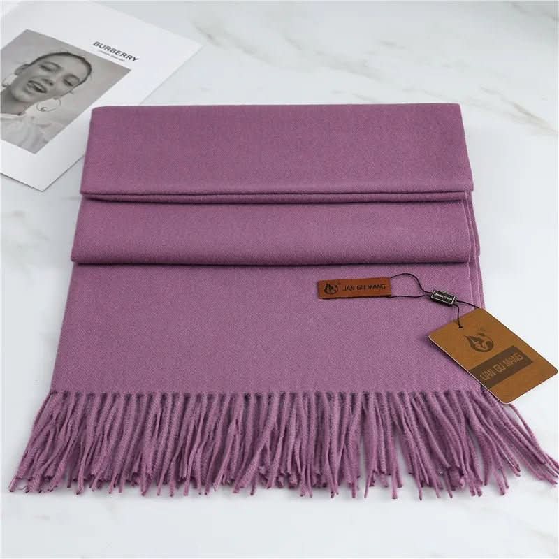 Olvoria | Cashmere Scarf with Fringes for Warmth and Elegance