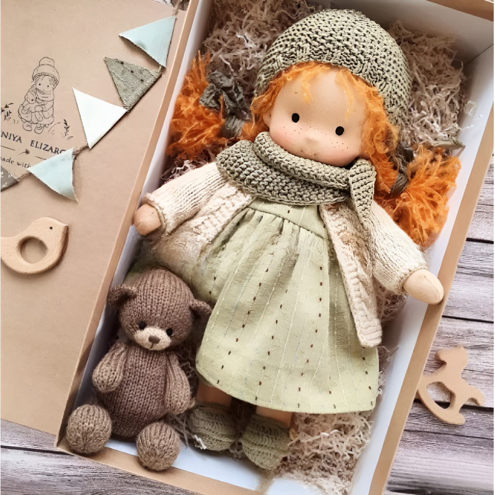 Olvoria | Children's Waldorf Doll, Soft Cuddly Toy