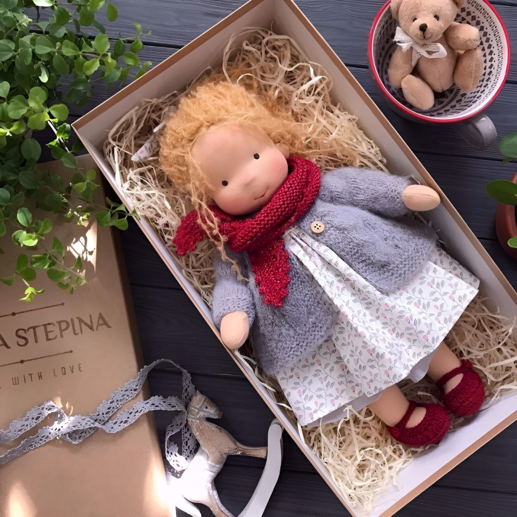 Olvoria | Children's Waldorf Doll, Soft Cuddly Toy