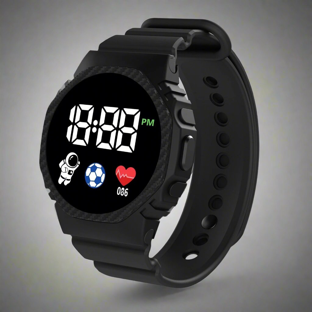 Olvoria | Children's Watch Adventure LED – Waterproof Educational Watch for Children