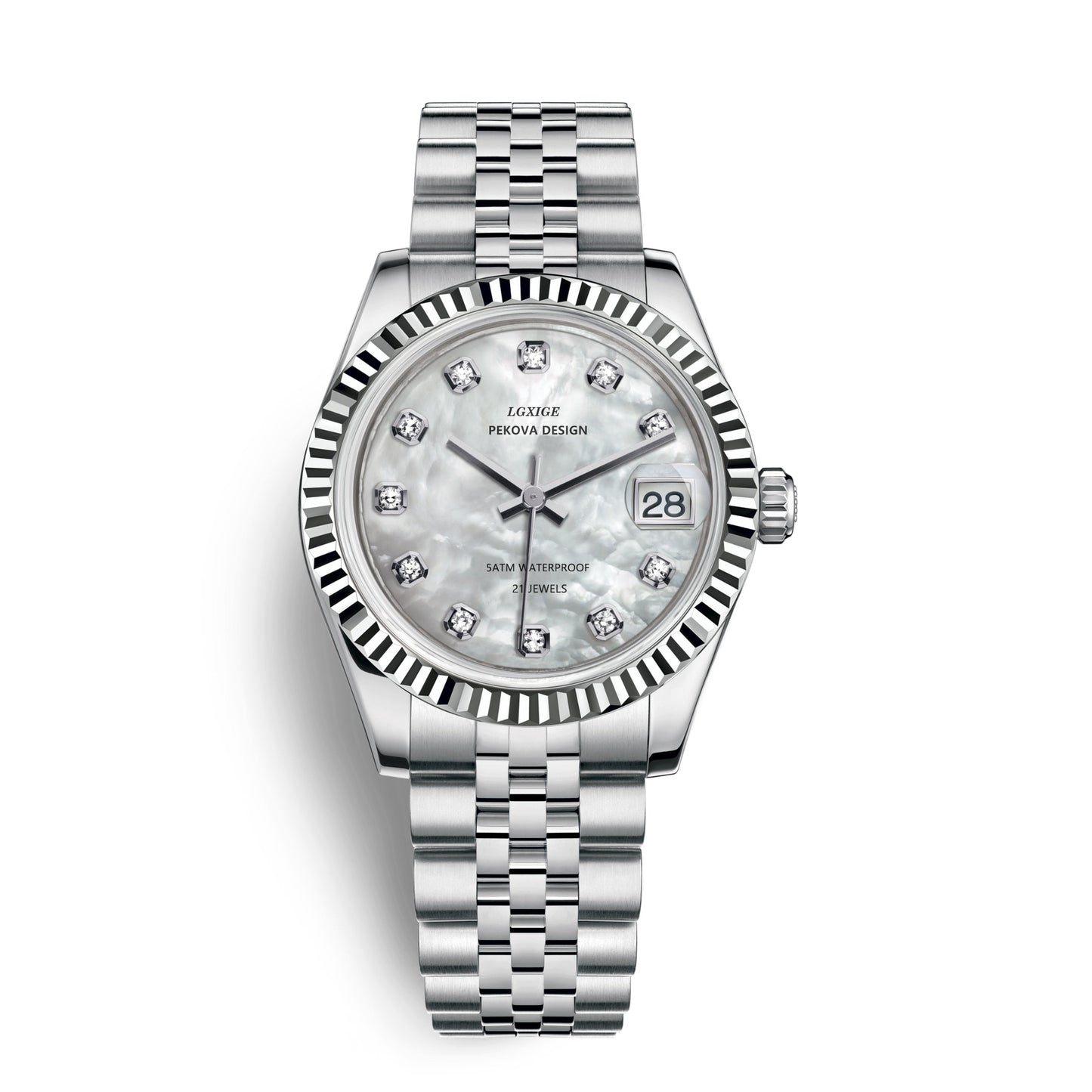 Olvoria | Classic Wristwatch in Stainless Steel No. 296 – Timeless Elegance & Modern Precision