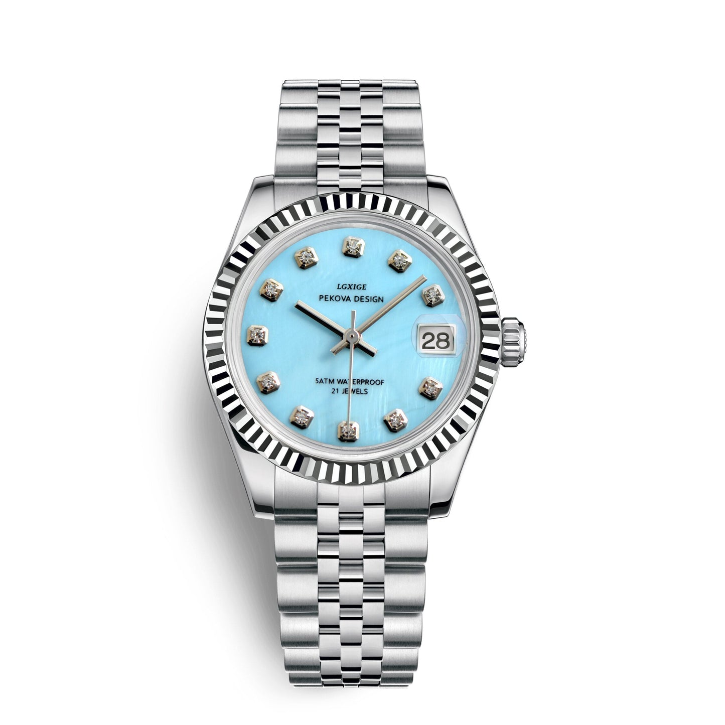 Olvoria | Classic Wristwatch in Stainless Steel No. 296 – Timeless Elegance & Modern Precision