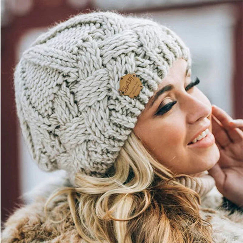 Olvoria | Comfortable Knitted Beanie – Soft Wool Blend Winter Hat