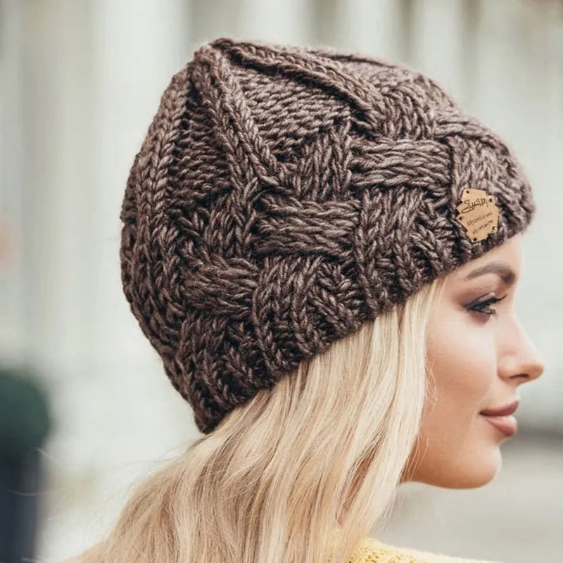 Olvoria | Comfortable Knitted Beanie – Soft Wool Blend Winter Hat