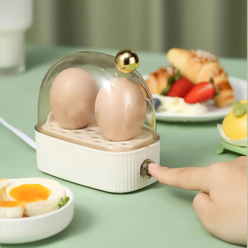 Olvoria | Compact Electric Egg Cooker for Breakfast