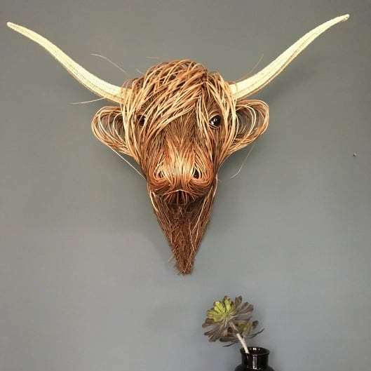 Olvoria | Cow Wall Sculpture – Bowie