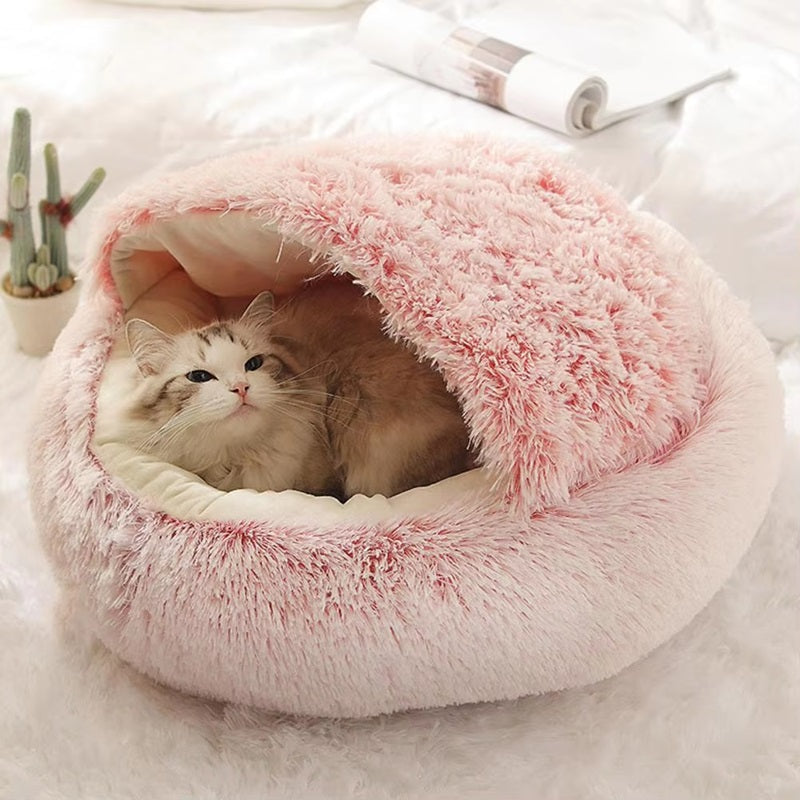 Olvoria | Cozy Pet Cave Bed, Ideal for Dogs and Cats of All Sizes