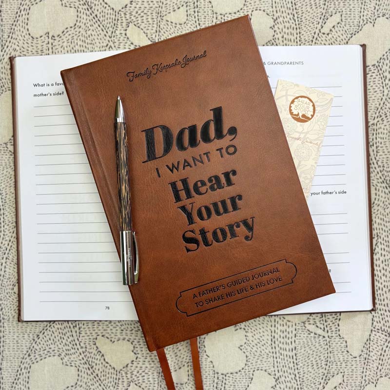 Olvoria | Dad, I Want to Hear Your Story | Heritage Edition Book | Over 250 Questions