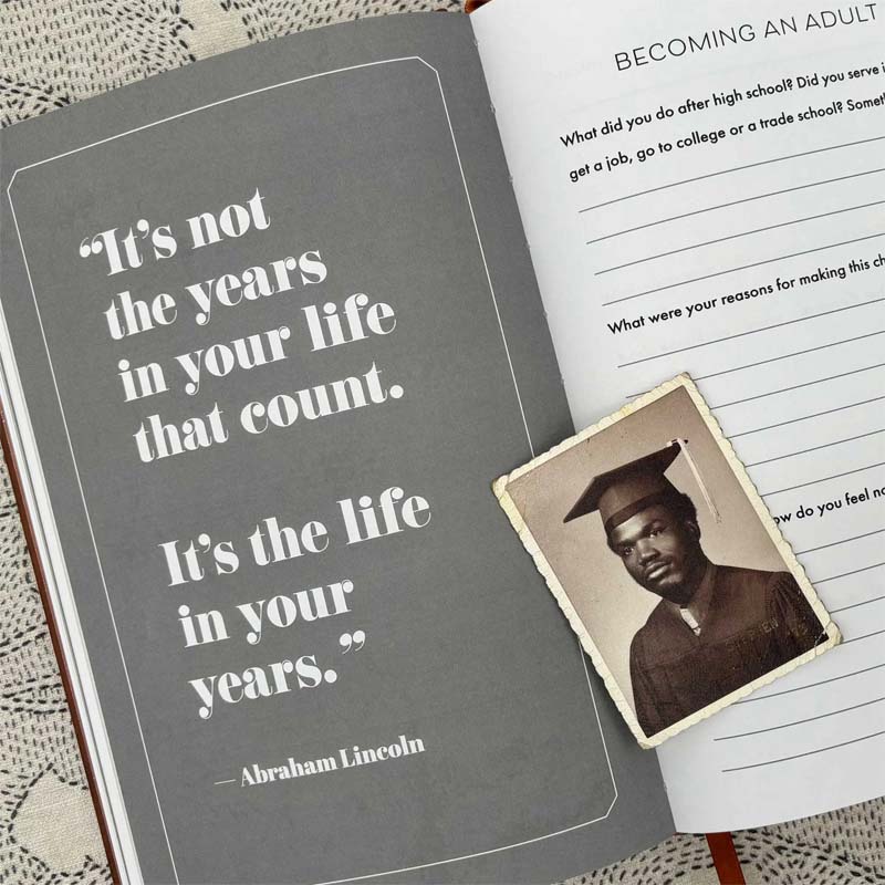 Olvoria | Dad, I Want to Hear Your Story | Heritage Edition Book | Over 250 Questions