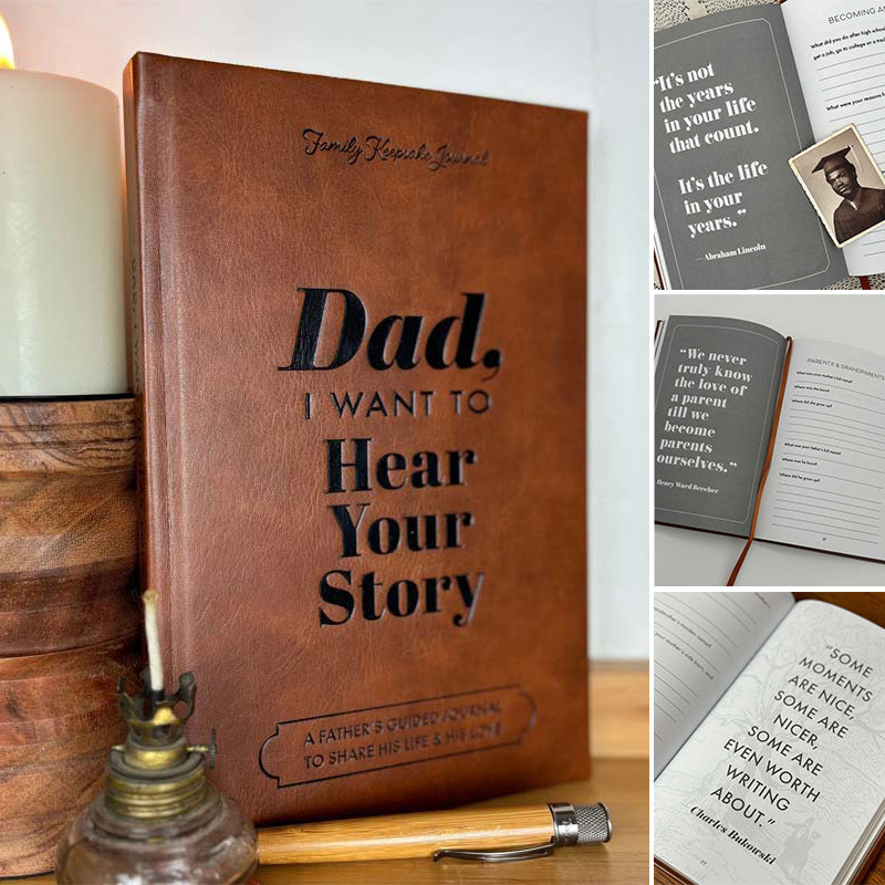 Olvoria | Dad, I Want to Hear Your Story | Heritage Edition Book | Over 250 Questions